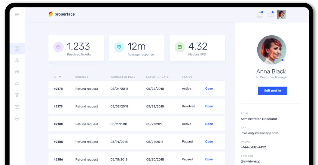 A Smart Delivery Management System — product screenshot