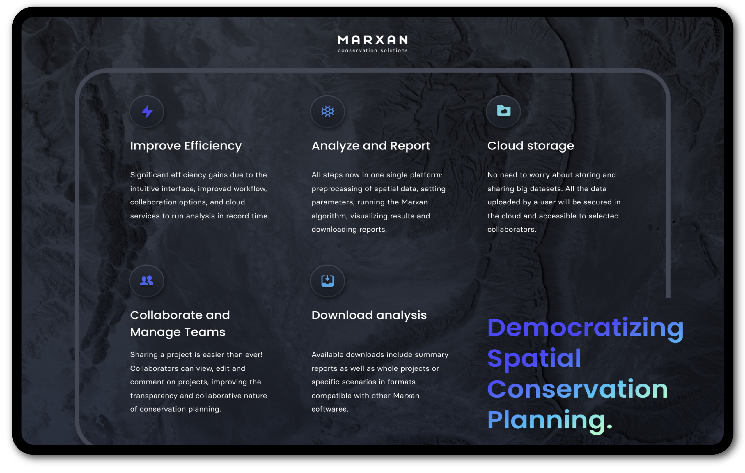 A Complex Conservation Planning System