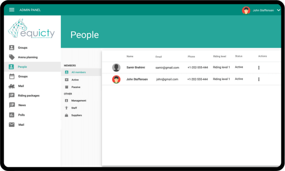 A Functional Riding School Web Portal